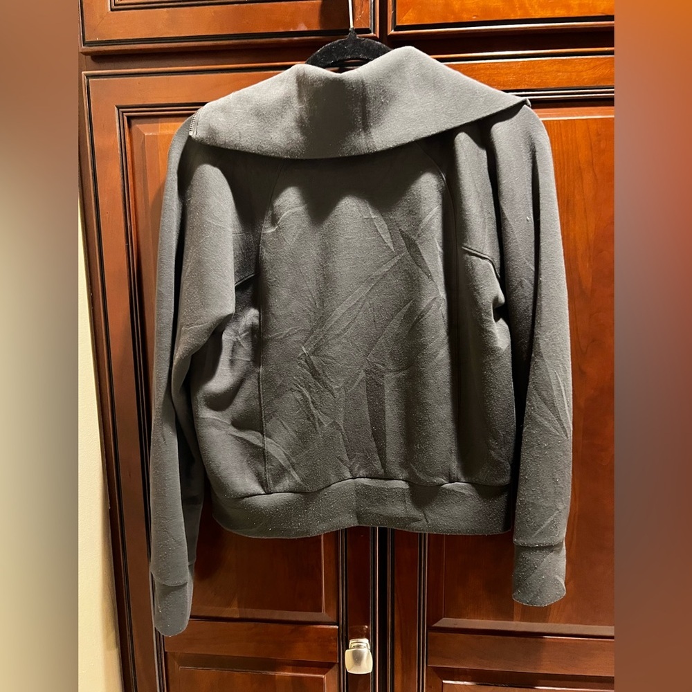 SPANX Olive Green Women's Half-Zip Sweatshirt - Picture 10 of 11